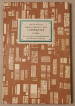 Mehr Freund als Untermieter. Erzählung. Aus dem Englischen übertragen von Hilde Spiel. (= Insel-Bücherei 736).