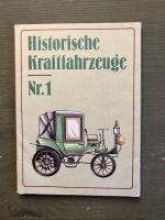 Historische Kraftfahrzeuge Nr. 1. Zustand WIE NEU.