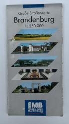Große Straßenkarte Brandenburg 1: 250 00