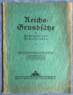 V.A.T.O.D. - H.Z.D.O.: Reichsgrundsätze 