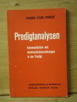 "Predigtanalysen"