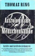 Thomas Ring: Astrologische Menschenkunde