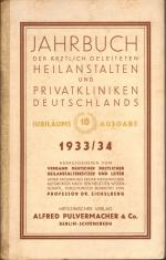 Eichelberg, Prof. Dr.: Jahrbuch der ärzt