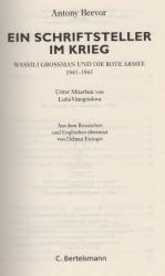 Ein Schriftsteller im Krieg --- Wassili Grossman und die Rote Armee 1941-1945