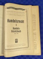 Sammlung von Gesetzestexten - Handelsrecht - Hamburger Notausgabe