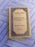 Dr. Franz Kossmat: Sammlung Göschen - Pa