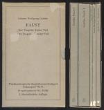 Goethe, Johann Wolfgang.: Faust. Der Tra Goethe, Johann Wolfgang.: Faust. Der Tra