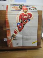 Original Autogramm auf Poster Rudi König Eishockey  /// Autograph signiert signed signee