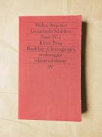 Walter Benjamin: Gesammelte Schriften 12