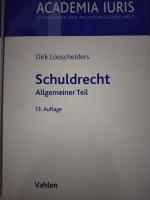 Dirk Looschelders: Schuldrecht - Allgeme
