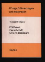 Königs Erläuterungen und Materialien Band 253/Effi Briest +Grete Minde +Unterm Birnbaum