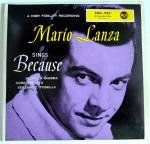 Mario Lanza – Mario Lanza Sings Because + Vinyl-EP, 7", Klassik, gebraucht