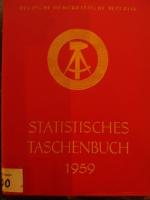 DDR . Statistisches Jahrbuch  1959 (Konvolut)