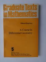 W Klingenberg: A Course in Differential 