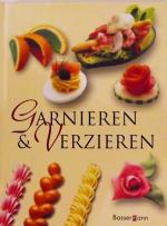 Garnieren und Verzieren-Set - Buch mit Buntmesser, Kugelausstecher und Kanneliermesser