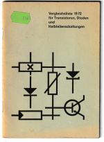 Vergleichsliste 1972 für Transistoren, Dioden und Halbleiterschaltungen