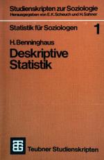 Hans Benninghaus: Deskriptive Statistik 