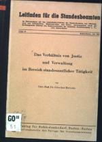 Günther Beitzke: Das Verhältnis von Just