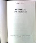 Amor purus und die Minne