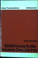 Einführung in die neuere Geschichte. Urban-Taschenbücher ; 178