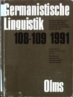 Studien zur Geschichte der deutschen Orthographie. Germanistische Linguistik ; 108/109