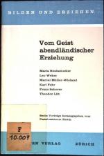 Bindschedler, Maria, Leo Weber Marcel Mü