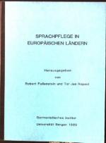 Sprachpflege in Europäischen Ländern.