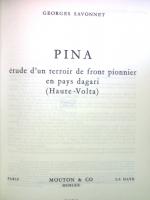 Georges Savonnet: Pina etude d