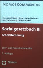 Sozialgesetzbuch III, Arbeitsförderung : Lehr- und Praxiskommentar. NomosKommentar