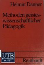 Helmut Danner: Methoden geisteswissensch