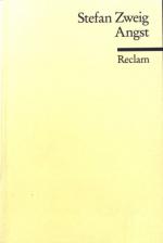 Stefan Zweig: Angst : Novelle. Universal