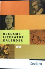 Reclams Literatur-Kalender 2005; 51. Jah