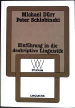 Dürr, Michael und Peter Schlobinski: Ein