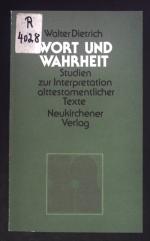 Walter Dietrich: Wort und Wahrheit : Stu
