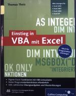 Thomas Theis: Einstieg in VBA mit Excel.