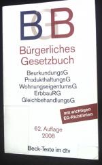 Bürgerliches Gesetzbuch. dtv ; 5001 : Beck-Texte im dtv