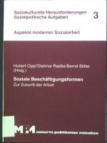 Soziale Beschäftigungsformen : zur Zukunft der Arbeit. Soziokulturelle Herausforderungen, sozialpolitische Aufgaben ; 3