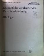 Irenäus Eibl-Eibesfeldt: Grundriß der ve