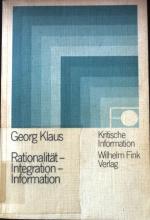 Georg Klaus: Rationalität, Integration, 