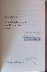 Roderich Feldes: Das Verschwinden der Ha