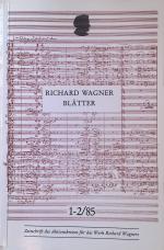 Hans Sachs - der Feind Beckmessers? Eine Textanalyse ihres gegenseitigen Verhaltens. -in: Richard Wagner Blätter Zeitschrift des Aktionskreises für das Werk Richard Wagners; 9. Jahrgang 1985 - Heft 1-2 Juni 85