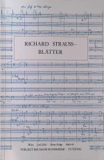 Clavecin-Musik des 18. Jahrhunderts im Spiegel der Zwanziger Jahre. Zur Couperin-Tanzsuite von 1923. -in: Richard Strauss- Blätter Juni 2001 - Neue Folge - Heft 45