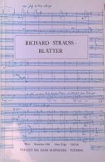 75 Jahre "Ariadne auf Naxos",2. Fassung Aussührungsdaten, Programmzettel und Bilder der Wiener Oper. -in: Richard Strauss- Blätter Dezember 1991 - Neue Folge - Heft 26