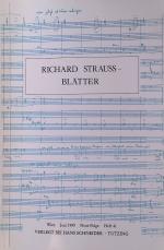 Richard Strauss 1939 in Luxemburg als Jurypräsident des Concours Gabriel Faure. -in: Richard Strauss- Blätter Juni 1999 - Neue Folge - Heft 41