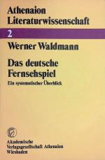 Werner Waldmann: Das deutsche Fernsehspi
