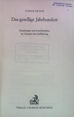 Im Hof, Ulrich: Das gesellige Jahrhunder