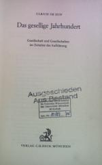 Im Hof, Ulrich: Das gesellige Jahrhunder
