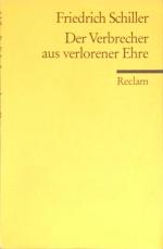 Friedrich Schiller: Der Verbrecher aus v