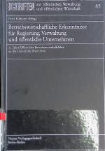 Peter Eichhorn: Betriebswirtschaftliche 