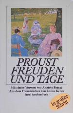 Proust, Marcel und Luzius Keller: Freude